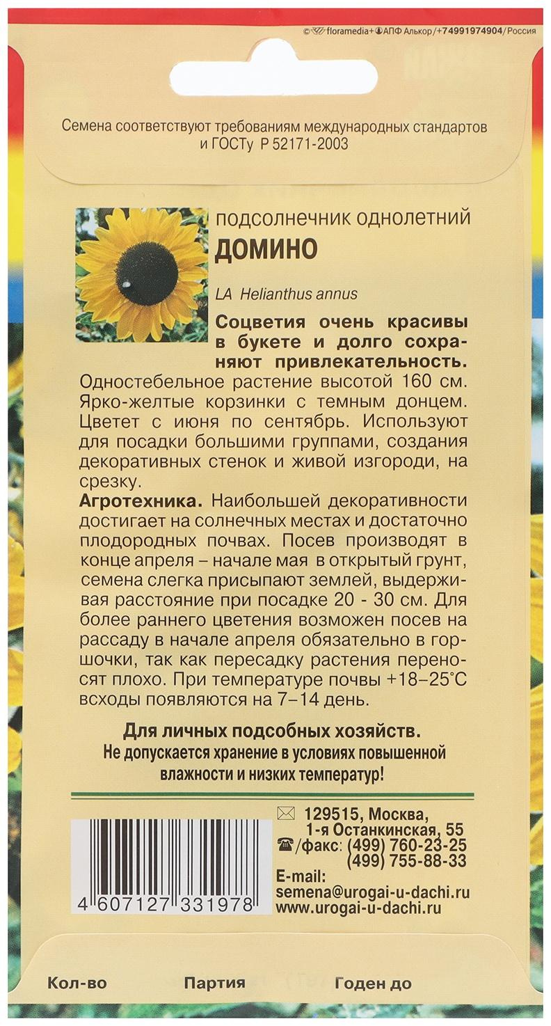 Семена цветов Подсолнечник 