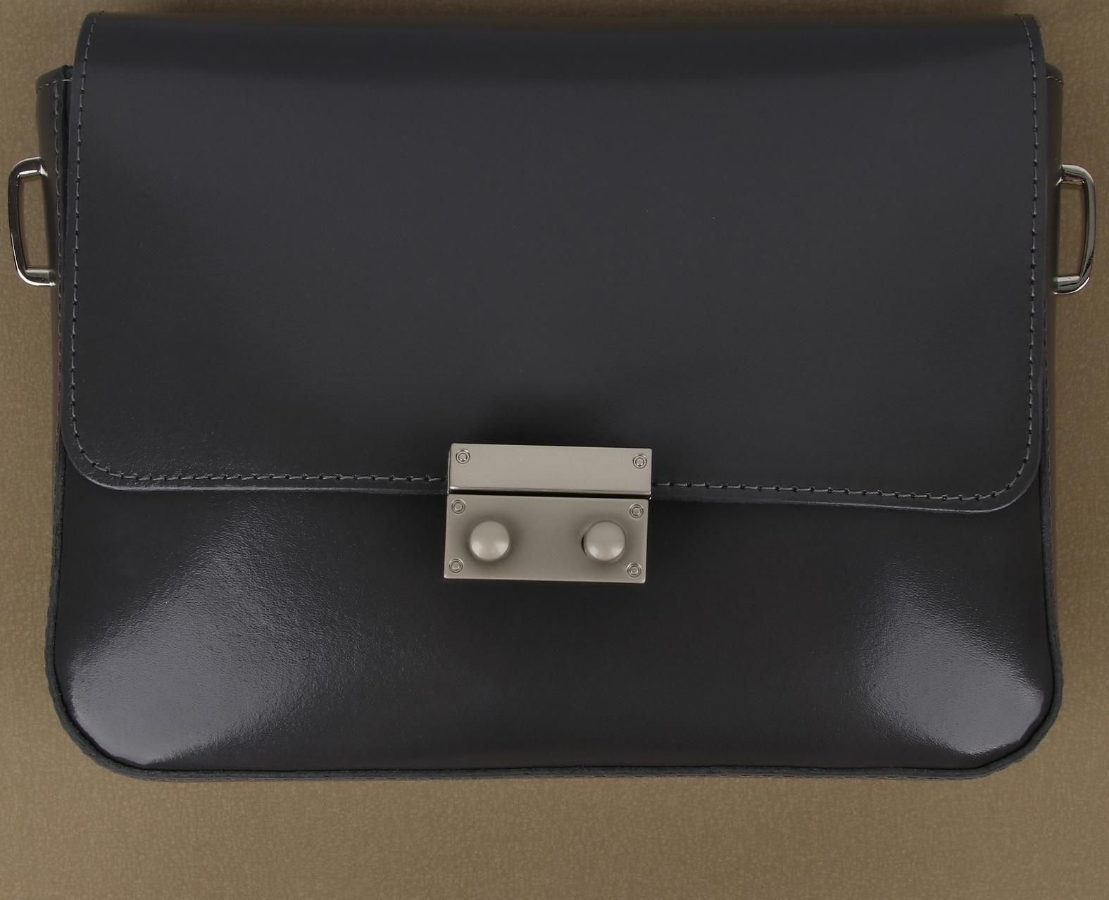 Застёжка для сумки, 4 × 2,8 см, цвет жемчужный серебряный