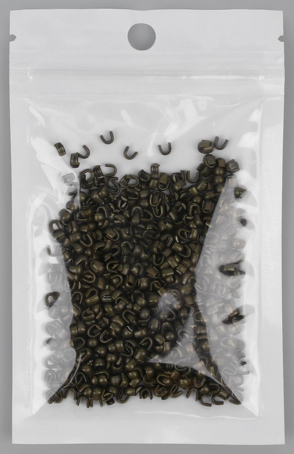 Верхний ограничитель для молнии, металлический, №3, 1000 ± 20 шт, цвет антик