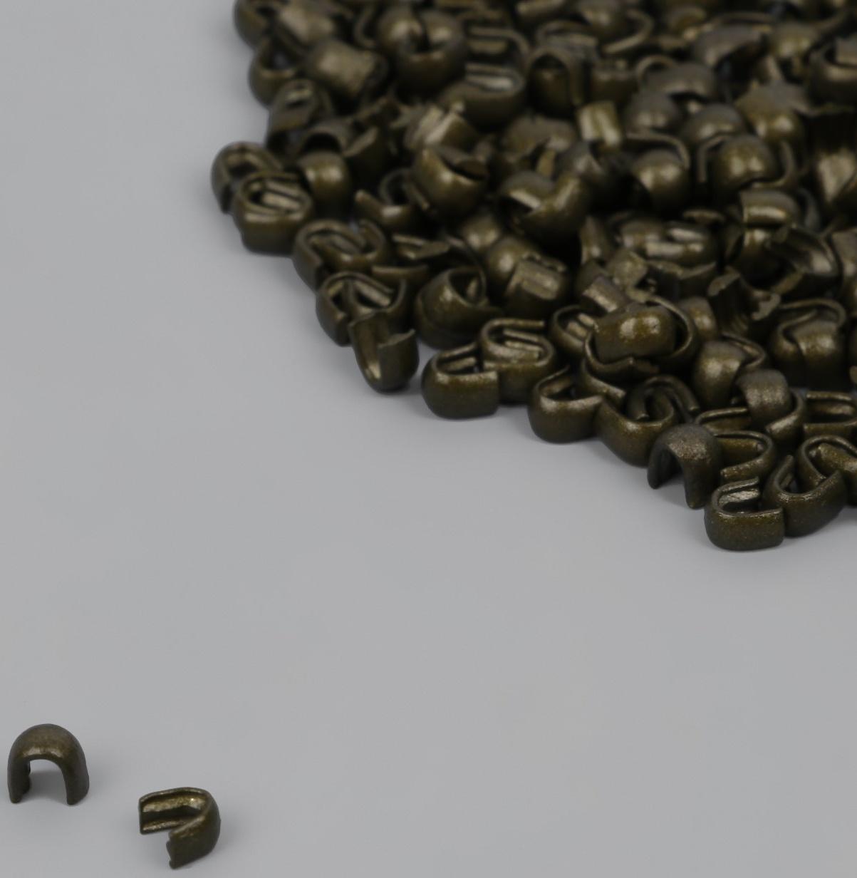 Верхний ограничитель для молнии, металлический, №3, 1000 ± 20 шт, цвет антик