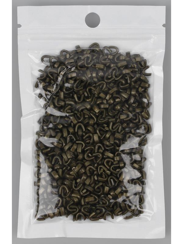 Верхний ограничитель для молнии, металлический, №5, 1000 ± 20 шт, цвет антик