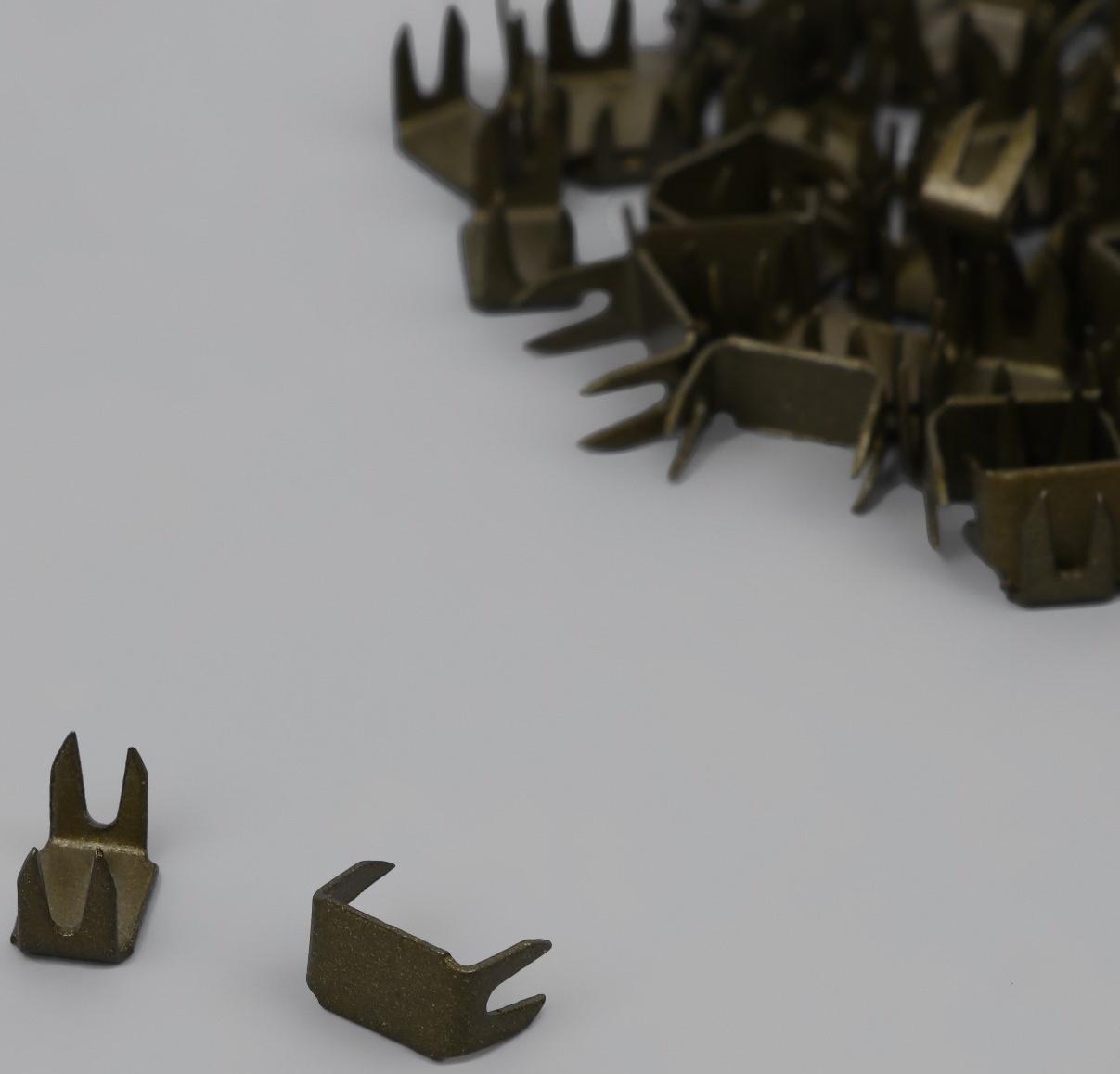 Нижний ограничитель для молнии, металлический, №5, 500 ± 20 шт, цвет антик