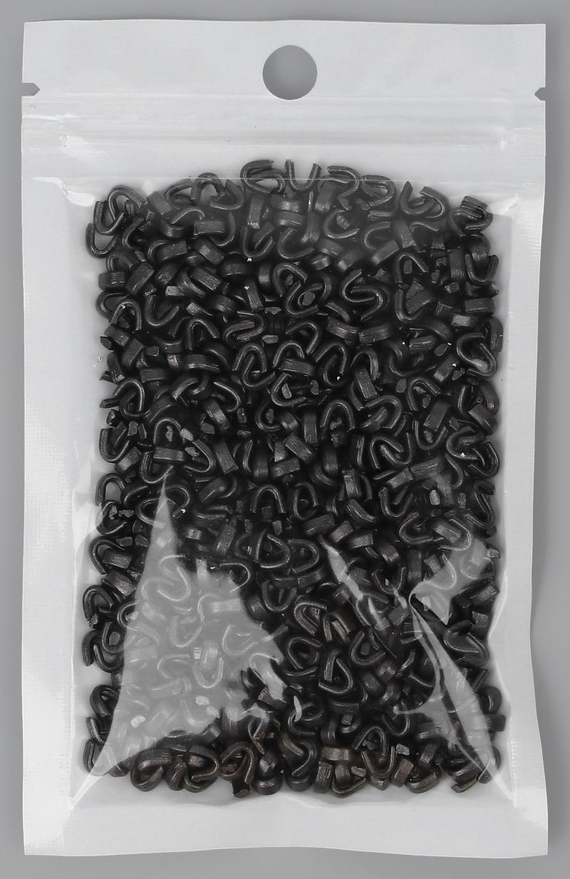 Верхний ограничитель для молнии, металлический, №5, 1000 ± 20 шт, цвет чёрный никель