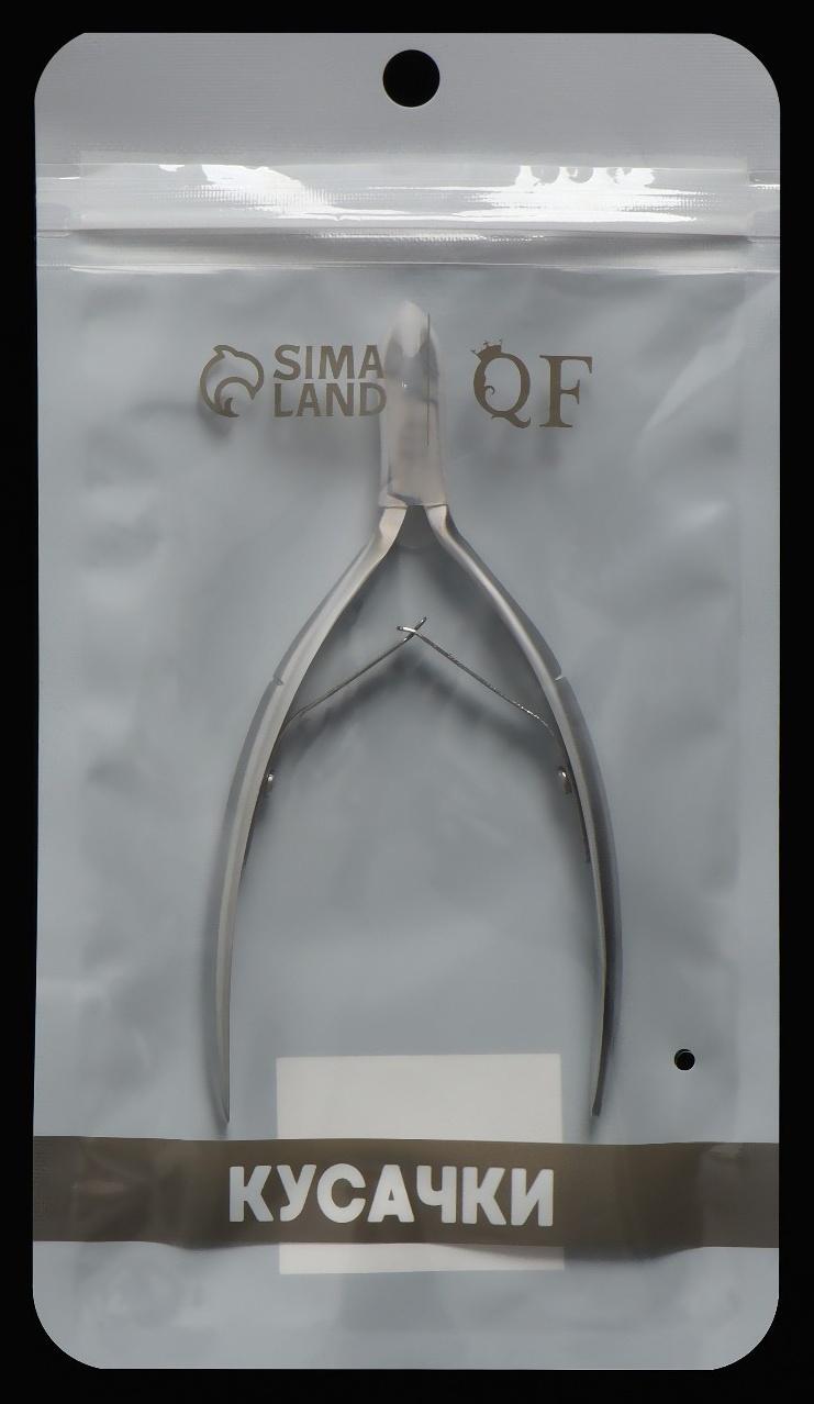 Кусачки маникюрные для кутикулы «Premium», двойная пружина, 11,4 см, длина лезвия - 6 мм, цвет серебристый