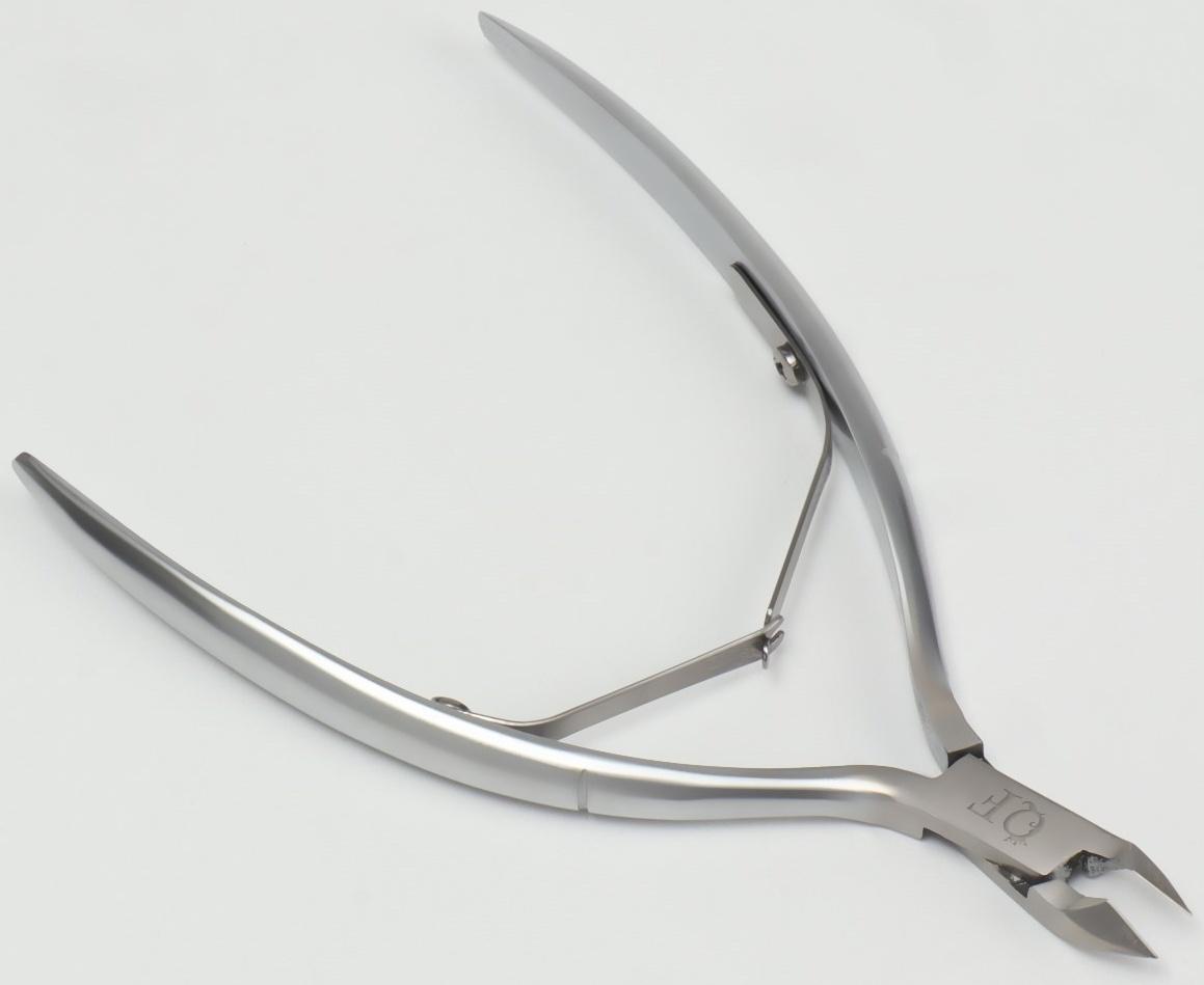 Кусачки маникюрные для кутикулы «Premium», двойная пружина, 11,4 см, длина лезвия - 6 мм, цвет серебристый