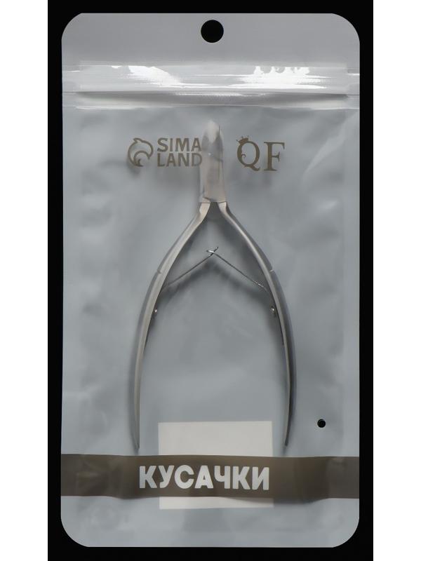 Кусачки маникюрные для кутикулы «Premium», двойная пружина, 11,4 см, длина лезвия - 6 мм, цвет серебристый