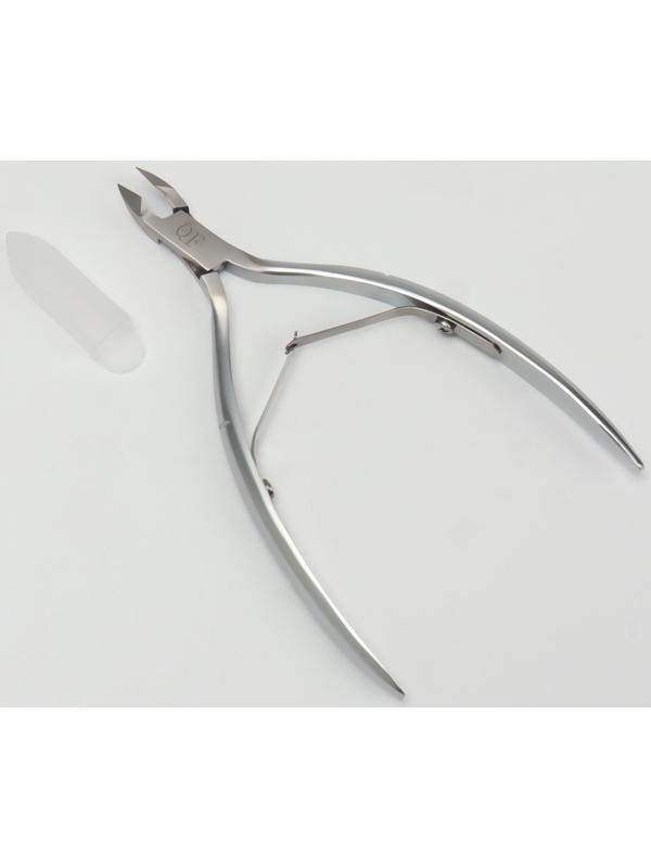 Кусачки маникюрные для кутикулы «Premium», двойная пружина, 11,4 см, длина лезвия - 6 мм, цвет серебристый