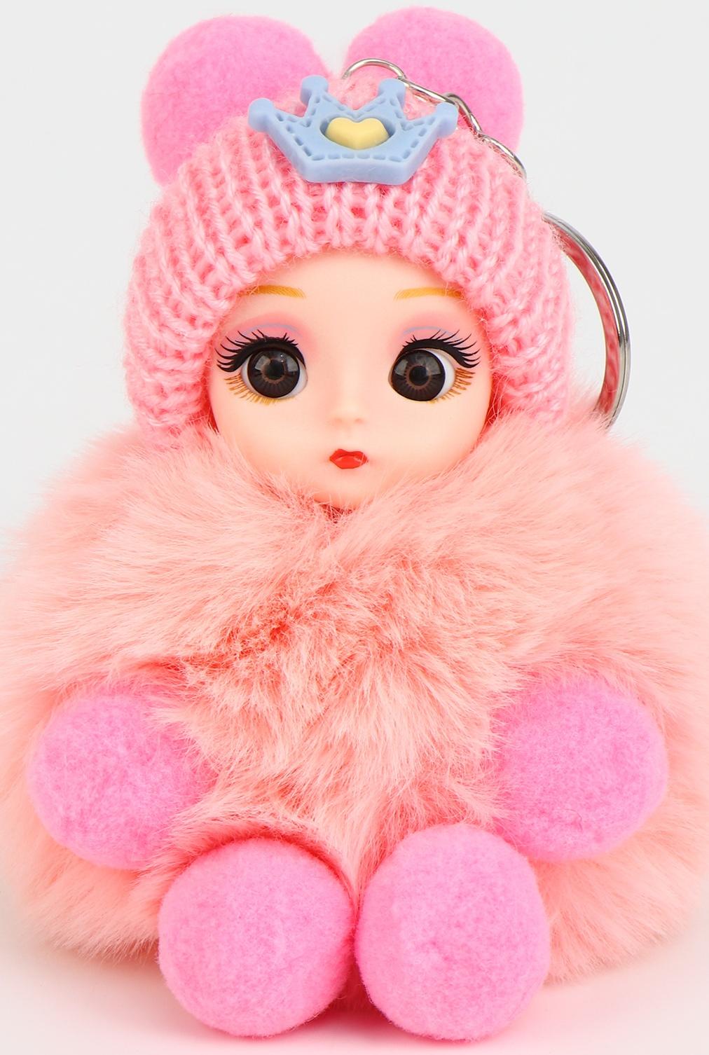 Мягкая игрушка «Зимняя куколка» на брелоке, 16 см, цвет МИКС