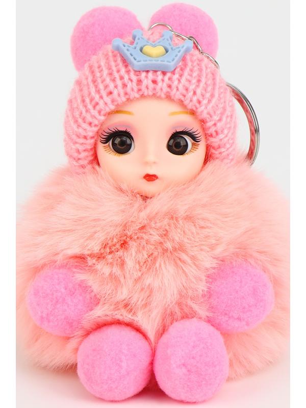 Мягкая игрушка «Зимняя куколка» на брелоке, 16 см, цвет МИКС