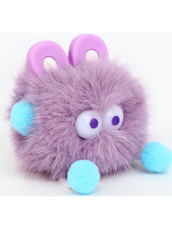 Мягкая игрушка «Пушистик с ушками» на брелоке, 10 см, цвет МИКС