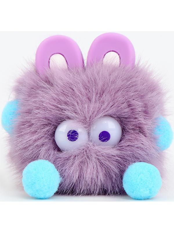 Мягкая игрушка «Пушистик с ушками» на брелоке, 10 см, цвет МИКС