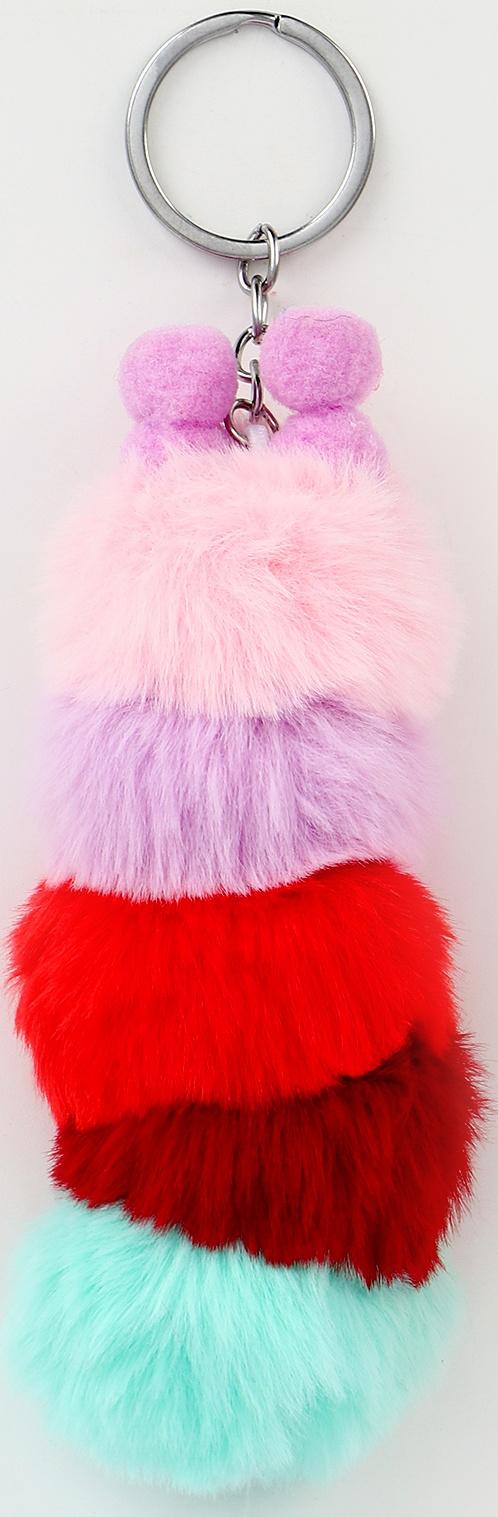 Мягкая игрушка «Гусеница» на брелоке, 12 см, цвет МИКС