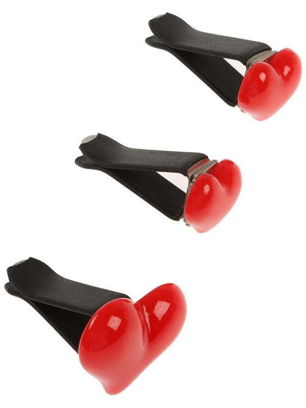 Игрушка в дефлектор авто, Сердечки, к7