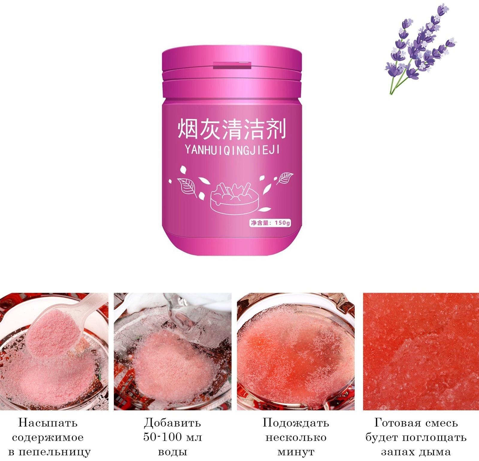 Поглотитель запаха для пепельницы с гидрогелем 