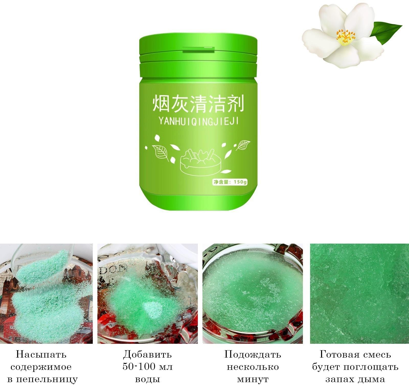 Поглотитель запаха для пепельницы с гидрогелем 