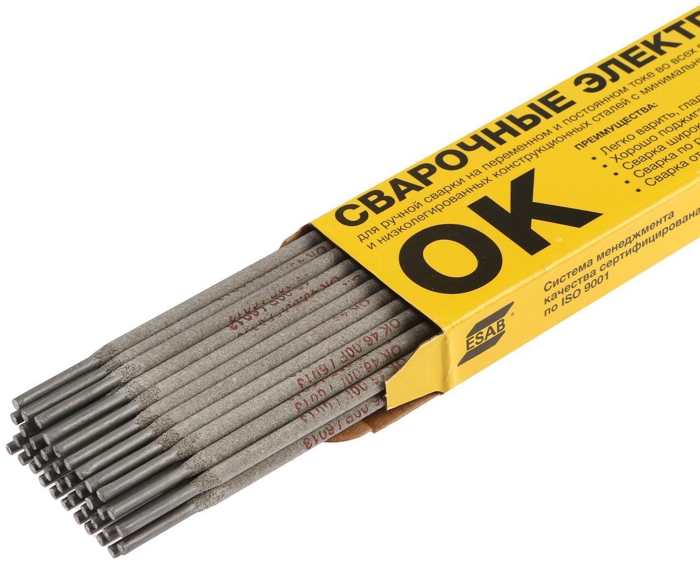 Электроды ESAB ОК 46, d=3 мм, 350 мм, 1 кг