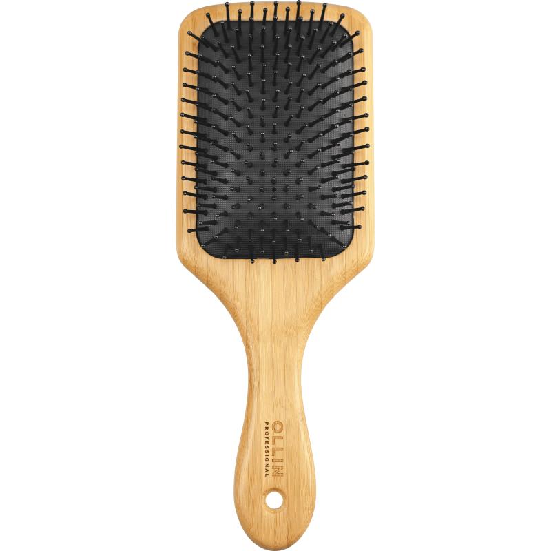 Щетка для укладки Ollin Professional массажн Bamboo прямоуг нейлон штифты