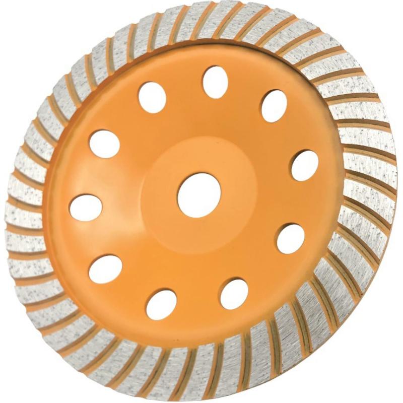 Чашка шлифовальная алмаз. Вихрь зачистная, 230 мм, Турбо (73/10/3/11)