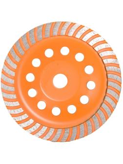 Чашка шлифовальная алмаз. Вихрь зачистная, 230 мм, Турбо (73/10/3/11)