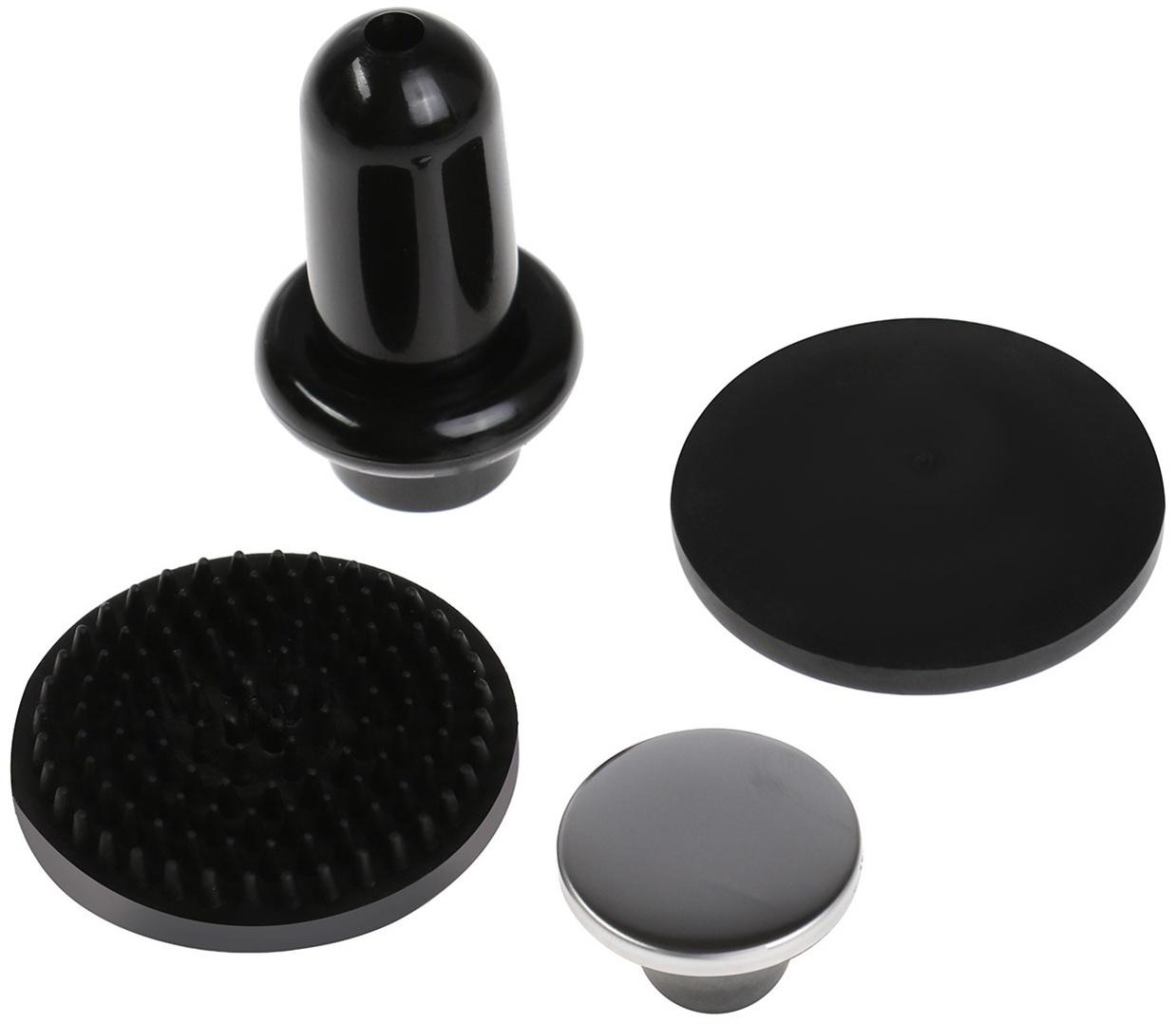 Массажёр для тела Windigo LEM-11, перкуссионный, 25 Вт, 12 насадок, 5 режимов, черный