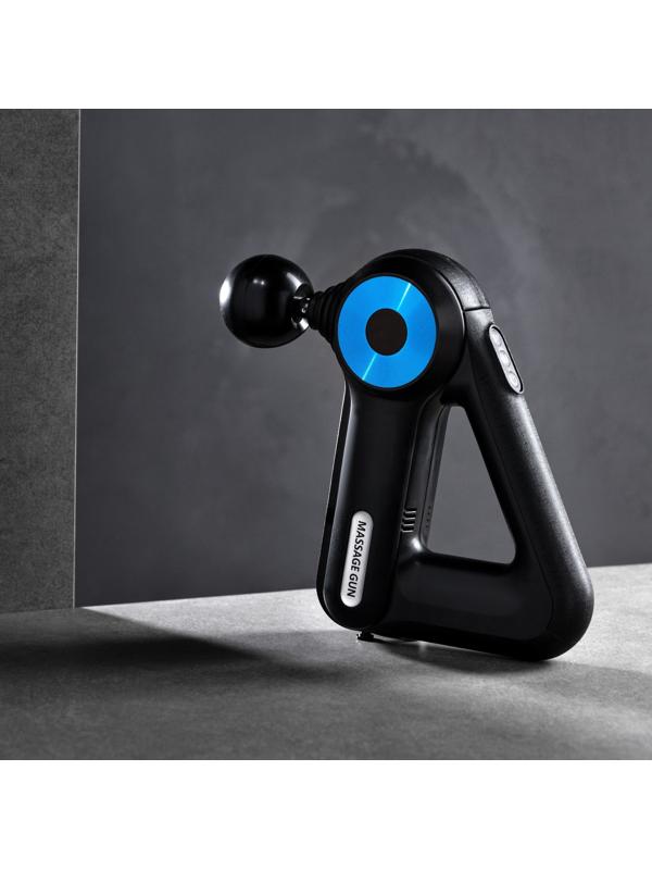 Массажёр для тела Windigo LEM-11, перкуссионный, 25 Вт, 12 насадок, 5 режимов, черный