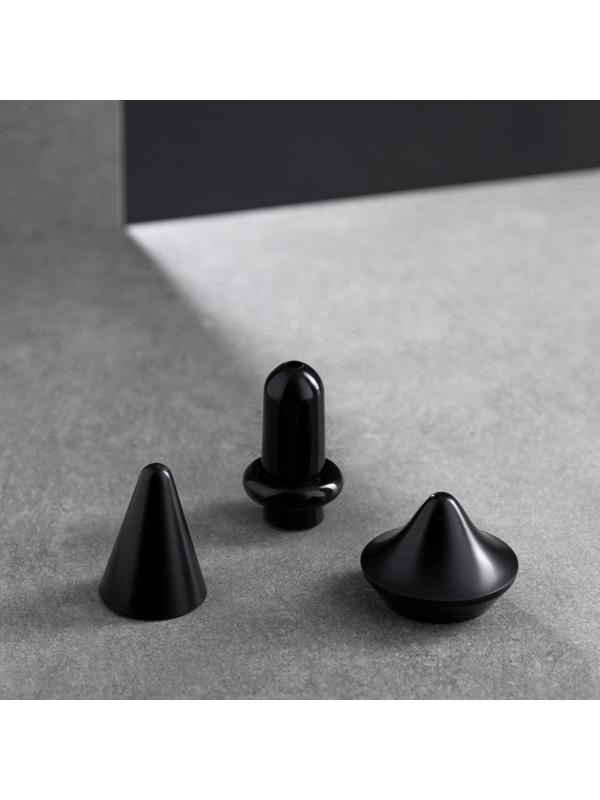 Массажёр для тела Windigo LEM-11, перкуссионный, 25 Вт, 12 насадок, 5 режимов, черный