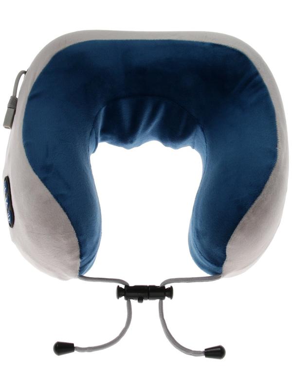 Массажная подушка Luazon LEM-06, 3.7 Вт, 2 вида массажа, ИК- подогрев, АКБ, синий