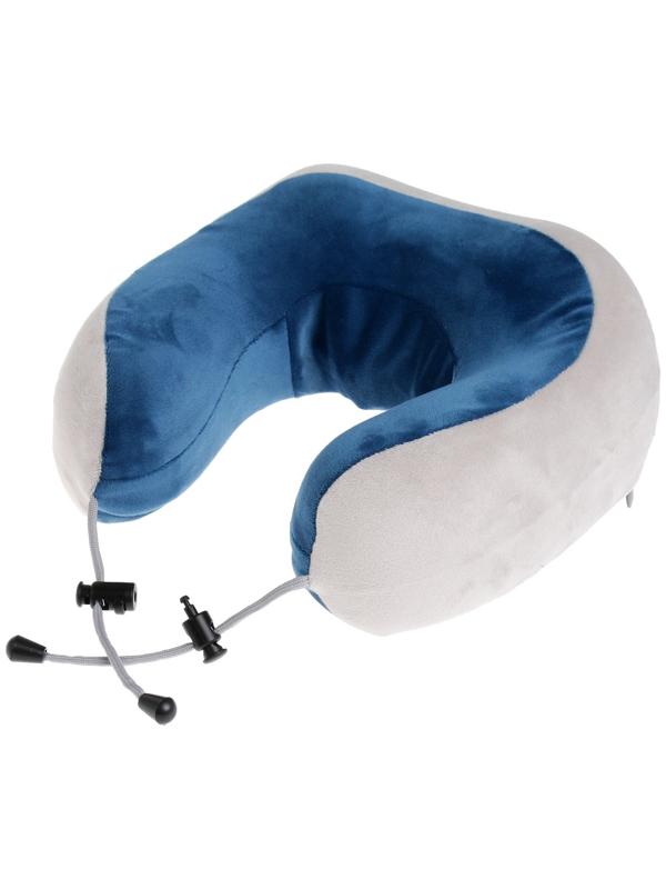 Массажная подушка Luazon LEM-06, 3.7 Вт, 2 вида массажа, ИК- подогрев, АКБ, синий