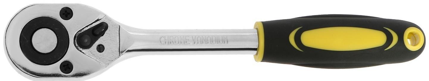 Вороток с трещоткой ТУНДРА, CrV, квадрат 1/2