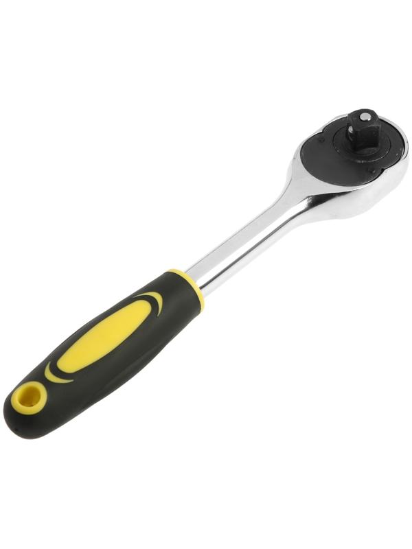 Вороток с трещоткой ТУНДРА, CrV, квадрат 1/2