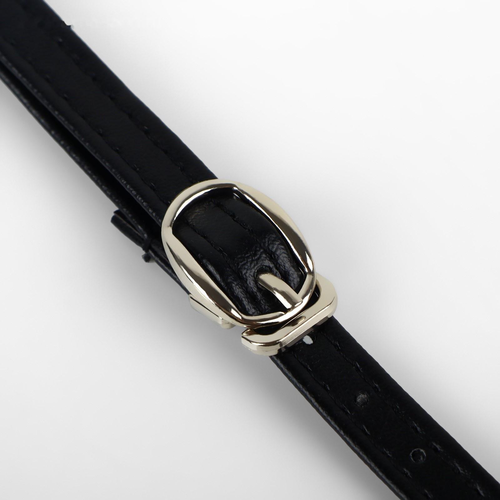 Ремешки для обуви, искусственная кожа, 30 см, 8 мм, 2 шт, цвет чёрный