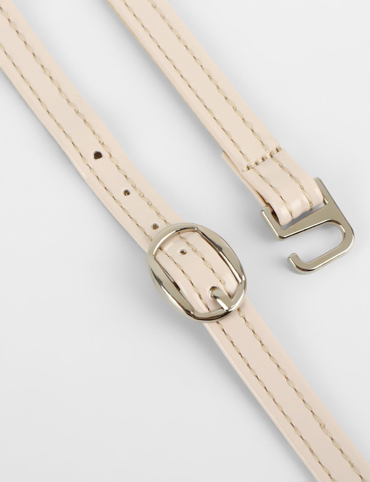 Ремешки для обуви, искусственная кожа, 30 см, 8 мм, 2 шт, цвет бежевый