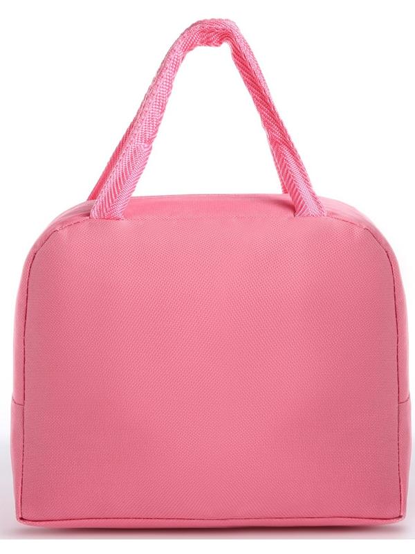 Термосумка на молнии, 5.6 л, цвет розовый