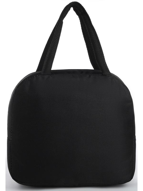 Термосумка на молнии, 5.6 л, цвет чёрный