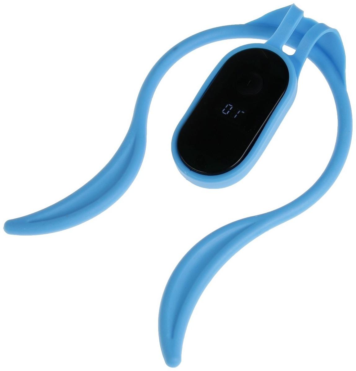 Корректор осанки LEM-27, электрический, миостимулятор, голубой