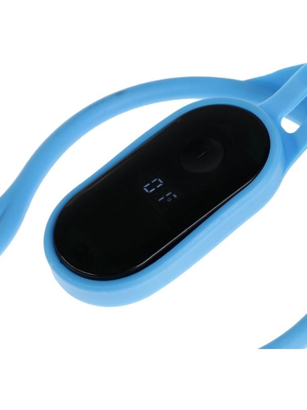 Корректор осанки LEM-27, электрический, миостимулятор, голубой