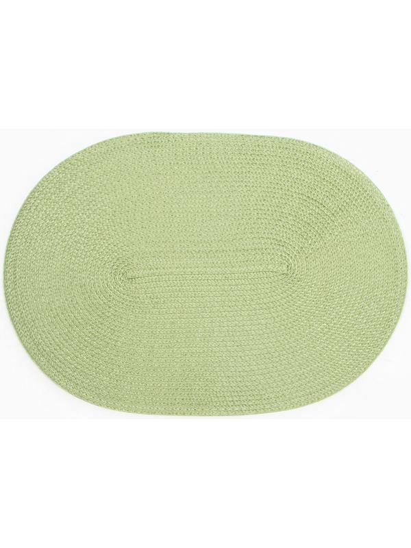Салфетка сервировочная  «Овал», цв.св-зеленый, 45*30 см