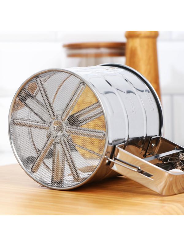 Просеиватель для муки «Ешь, готовь, люби», 375 мл