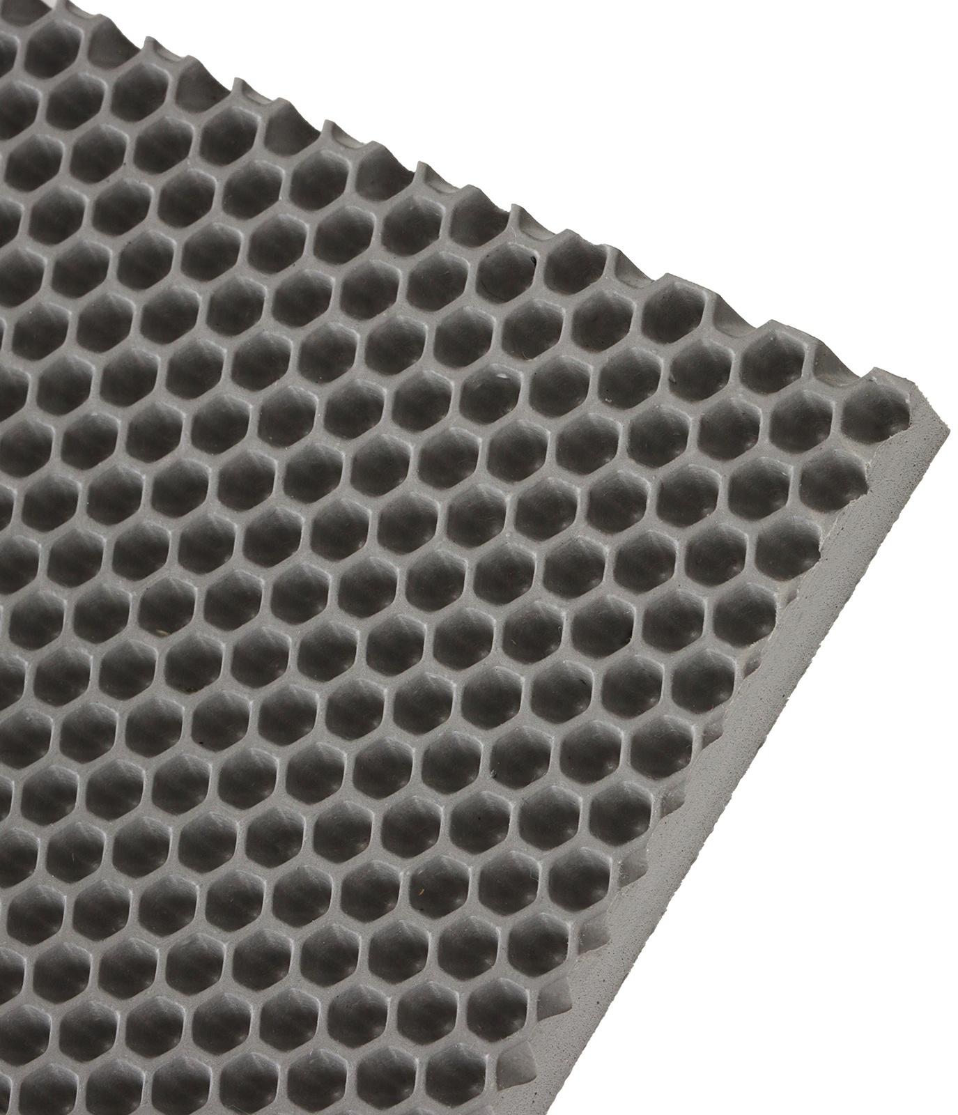 Коврик eva универсальный Grand Caratt, Соты 140 х 66 см, серый