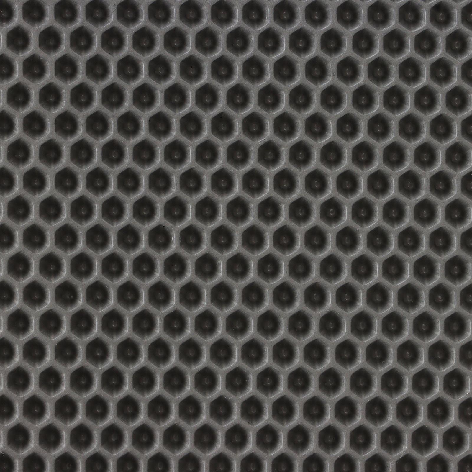 Коврик eva универсальный Grand Caratt, Соты 140 х 66 см, серый