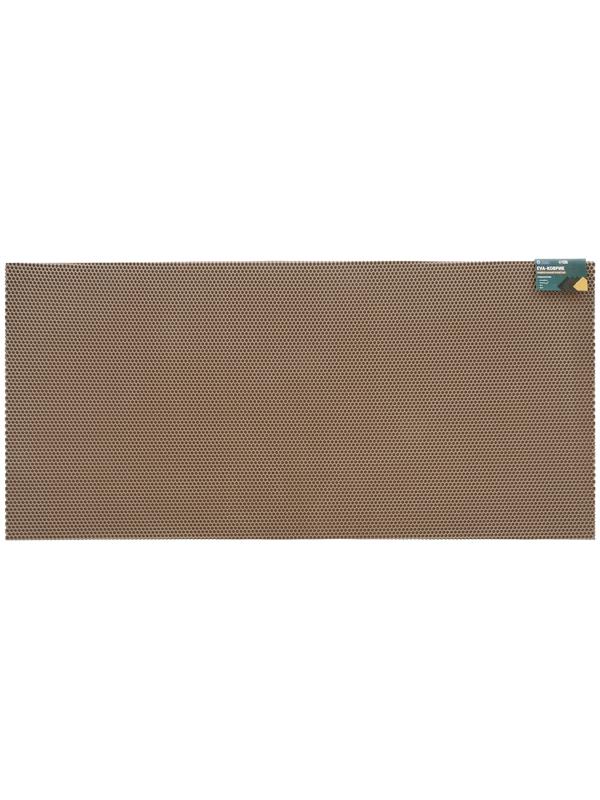 Коврик eva универсальный Grand Caratt, Соты 140 х 66 см, бежевый