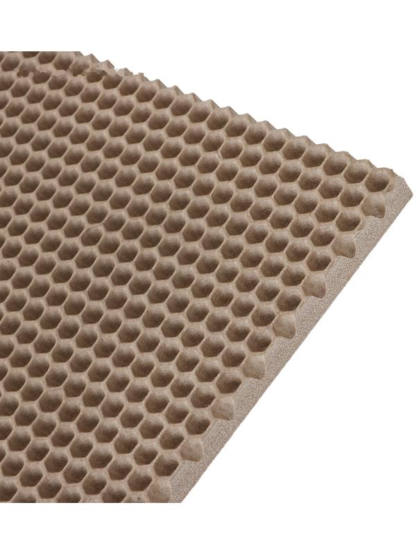 Коврик eva универсальный Grand Caratt, Соты 140 х 66 см, бежевый