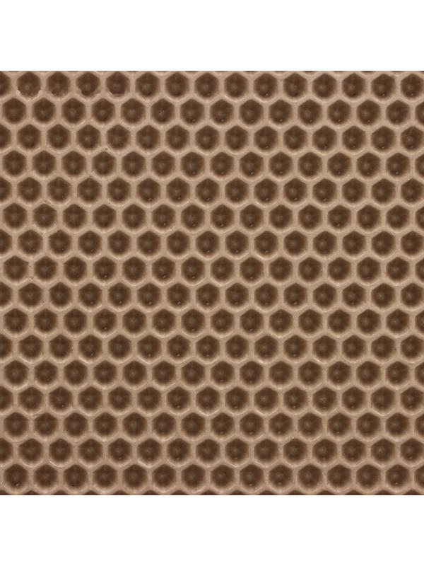 Коврик eva универсальный Grand Caratt, Соты 140 х 66 см, бежевый