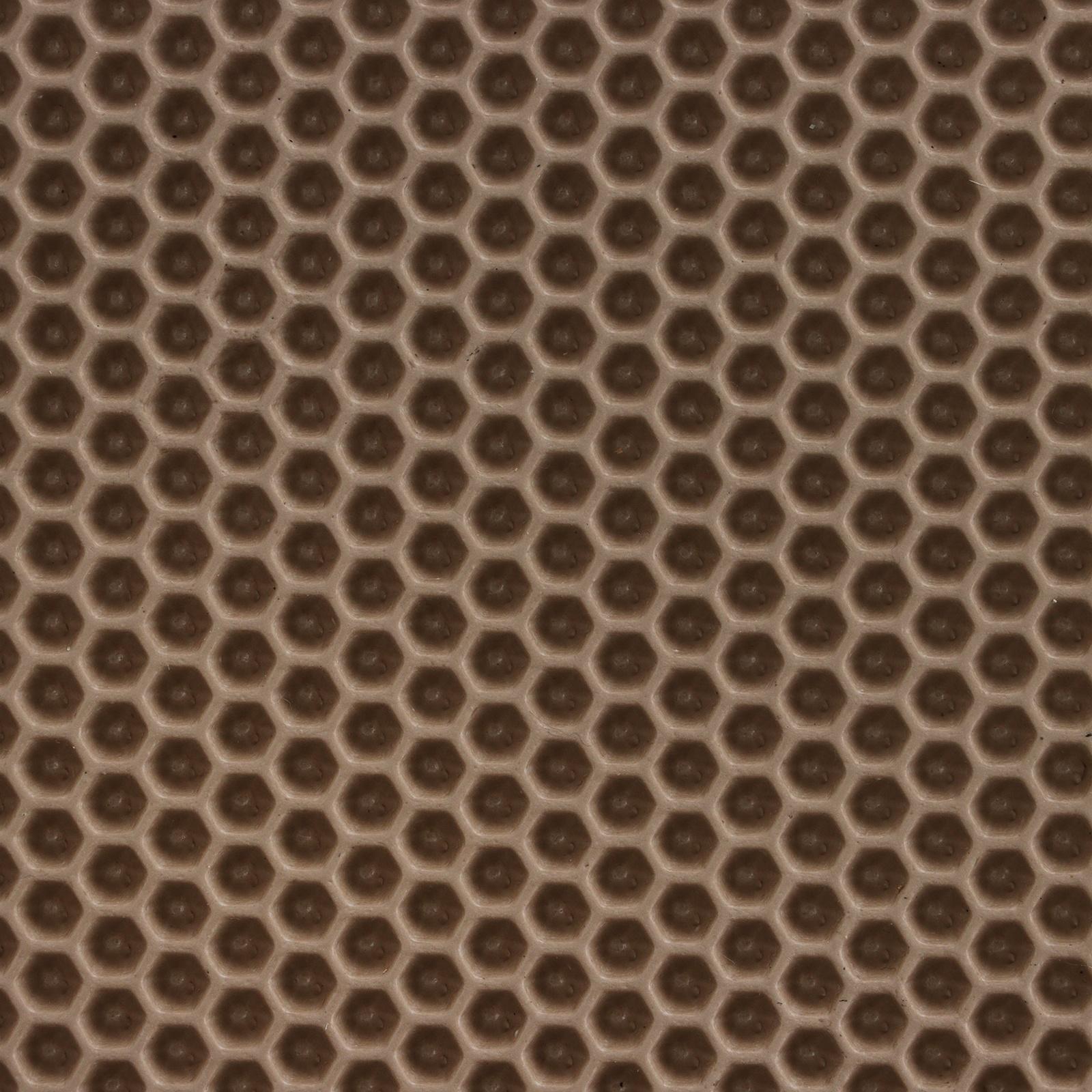 Коврик eva универсальный Grand Caratt, Соты 100 х 70 см, бежевый