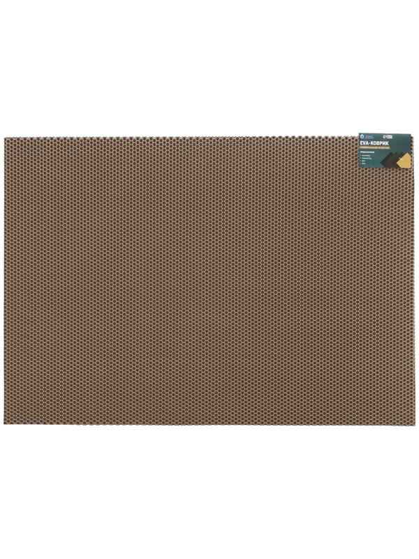 Коврик eva универсальный Grand Caratt, Соты 100 х 70 см, бежевый