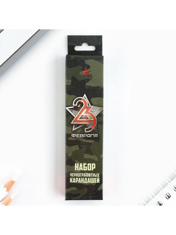 Карандаш чернографитный без ластика «Защитник»