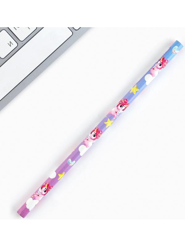 Карандаш чернографитный без ластика «Самой яркой»