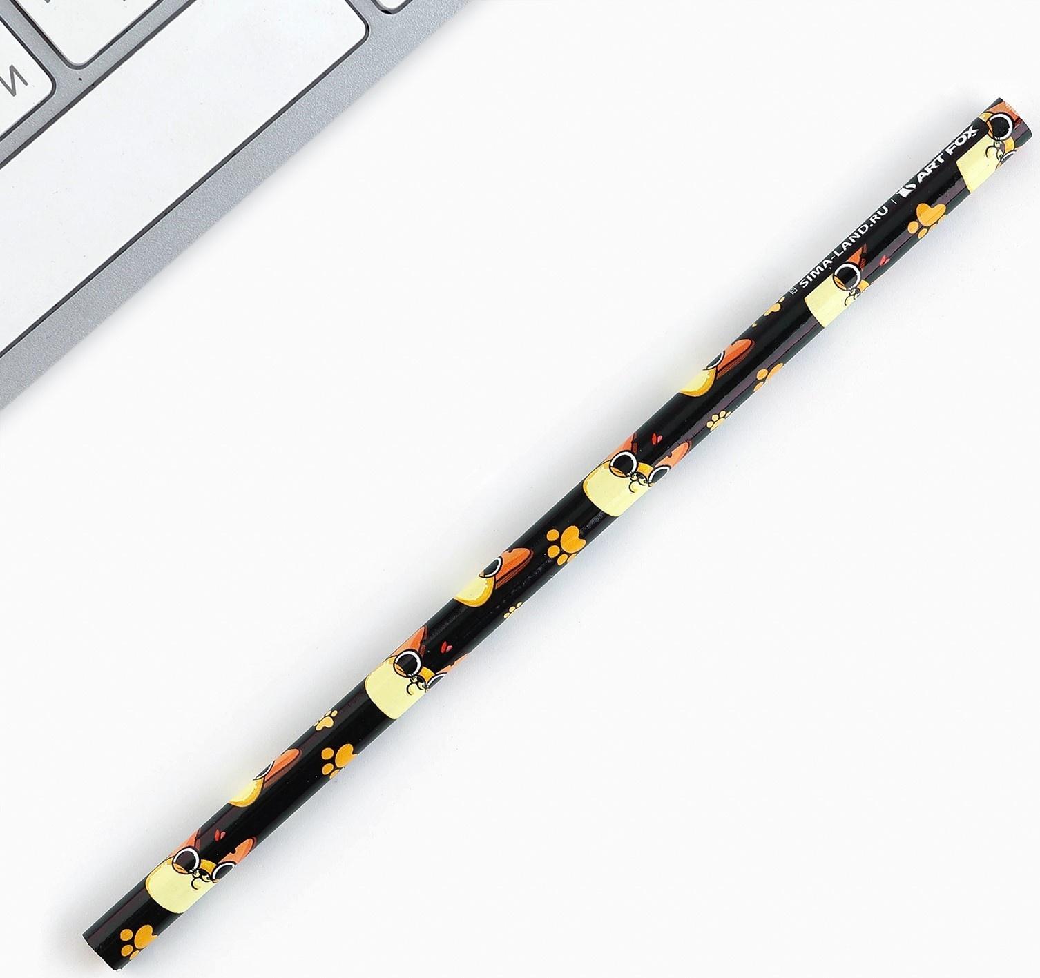 Карандаш чернографитный без ластика «Котя»