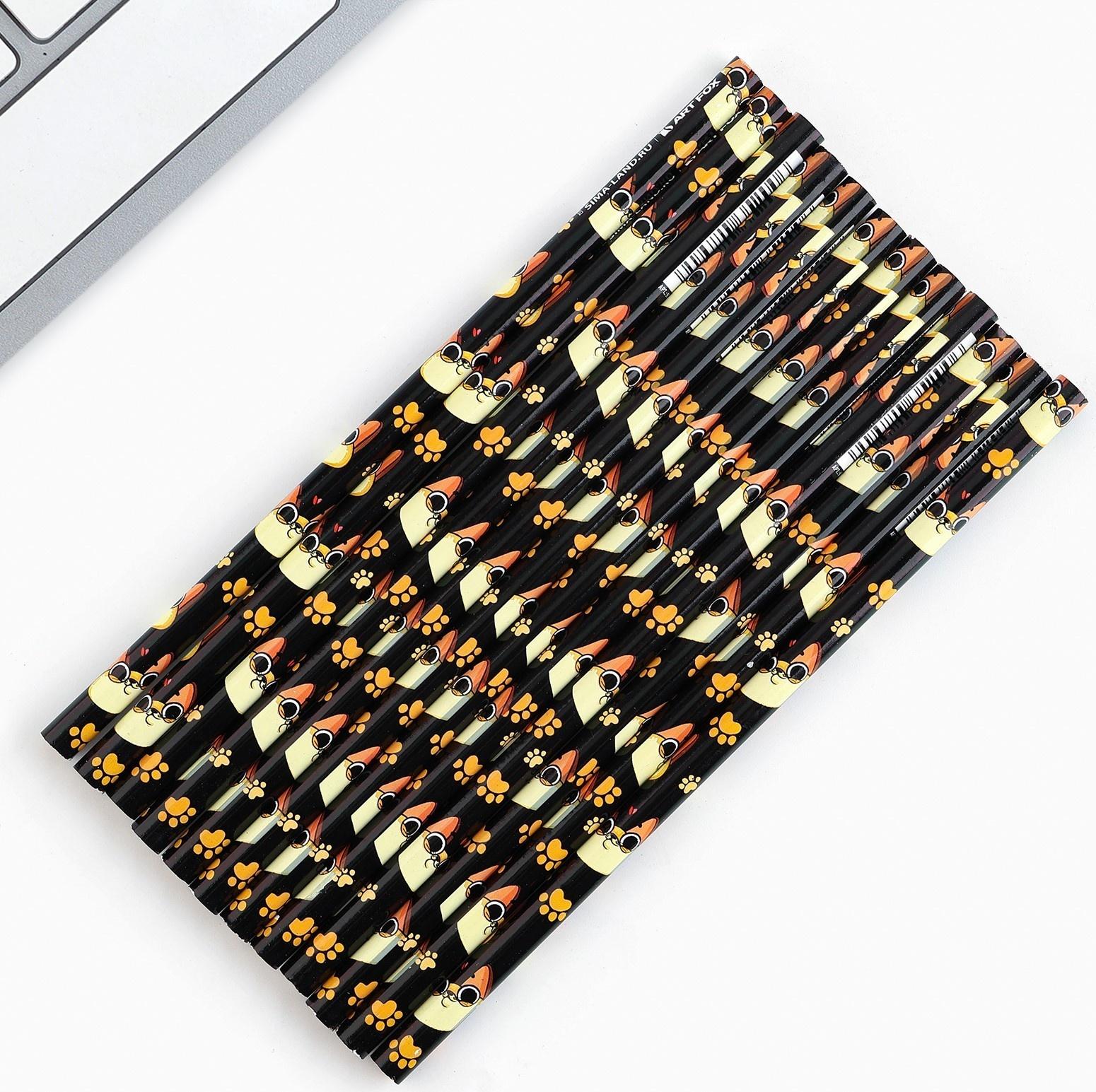 Карандаш чернографитный без ластика «Котя»