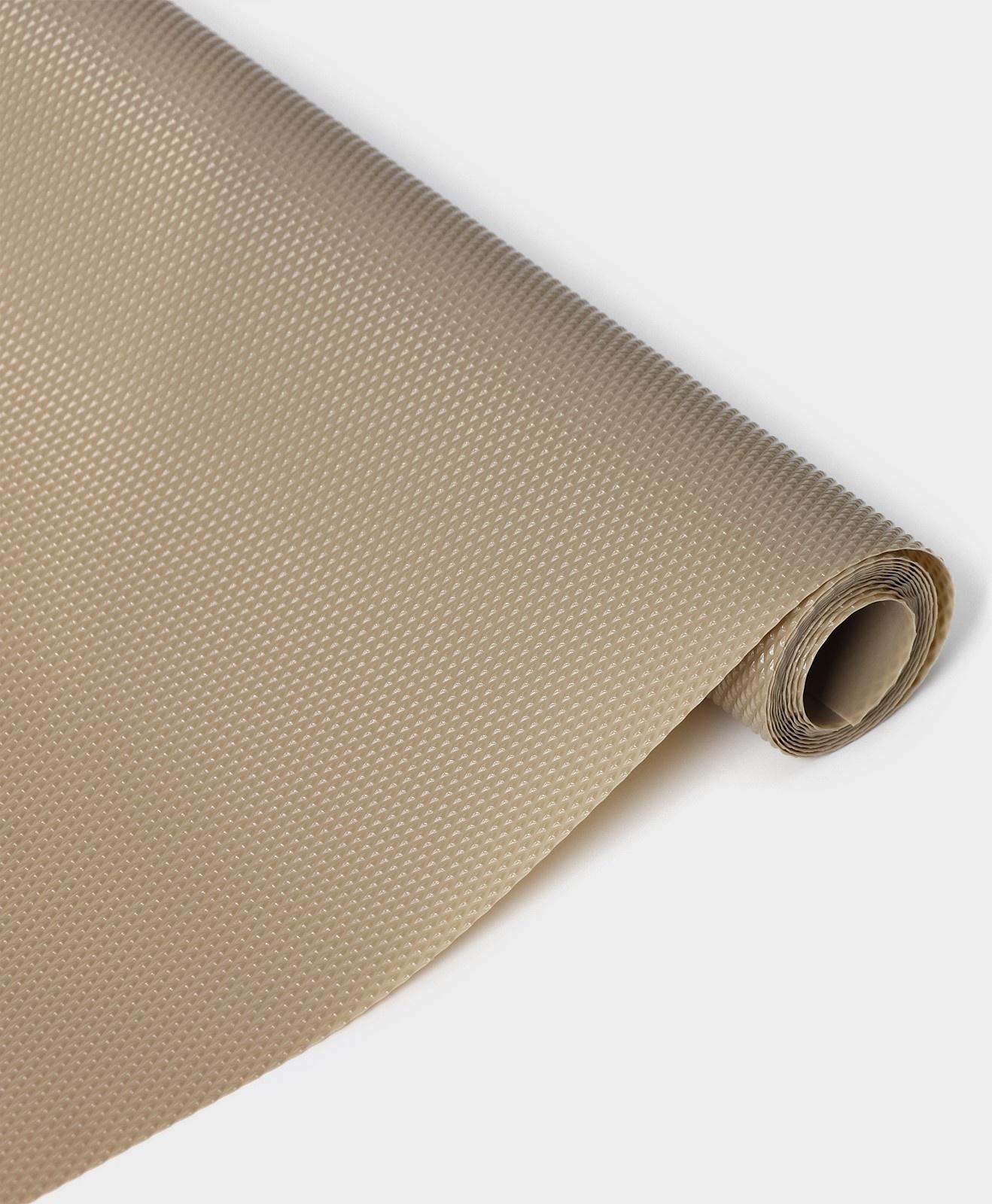 Коврик противоскользящий LaDо́m Elegiam, 30×90 см, цвет бежевый